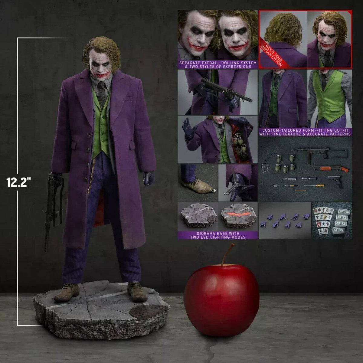 Hot Toys The Dark Knight Artisan Joker - USED COPY
