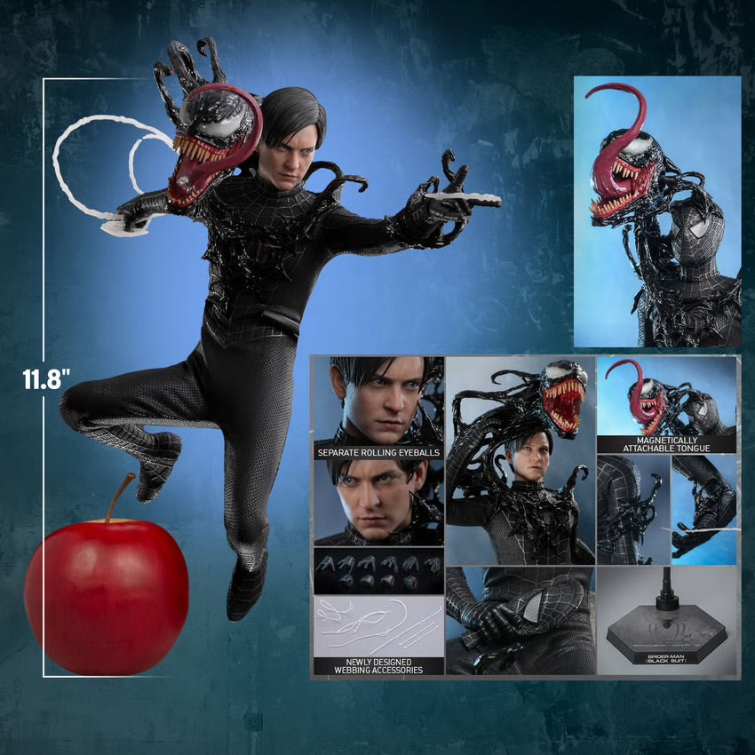 Hot toys Spider-man 3 Tobey Symbiote Suit - USED COPY - COMPLETE