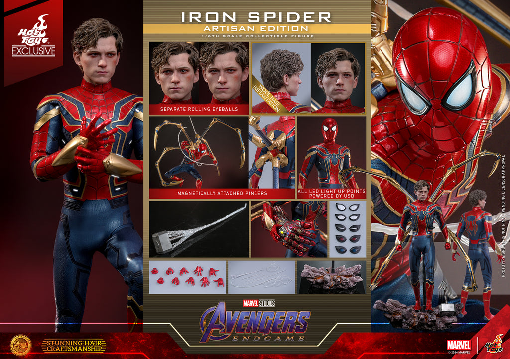 Hot Toys Avengers Infinity War Artisan Iron Spider-Man