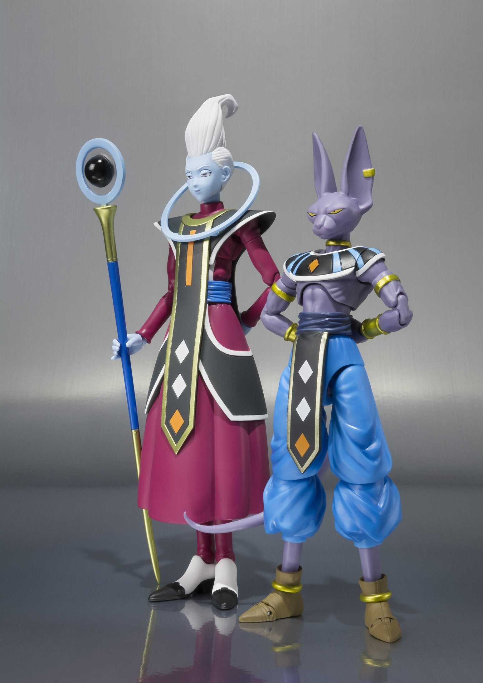 S.H.Figuarts Dragon Ball Super Beerus and Whis - Used copy