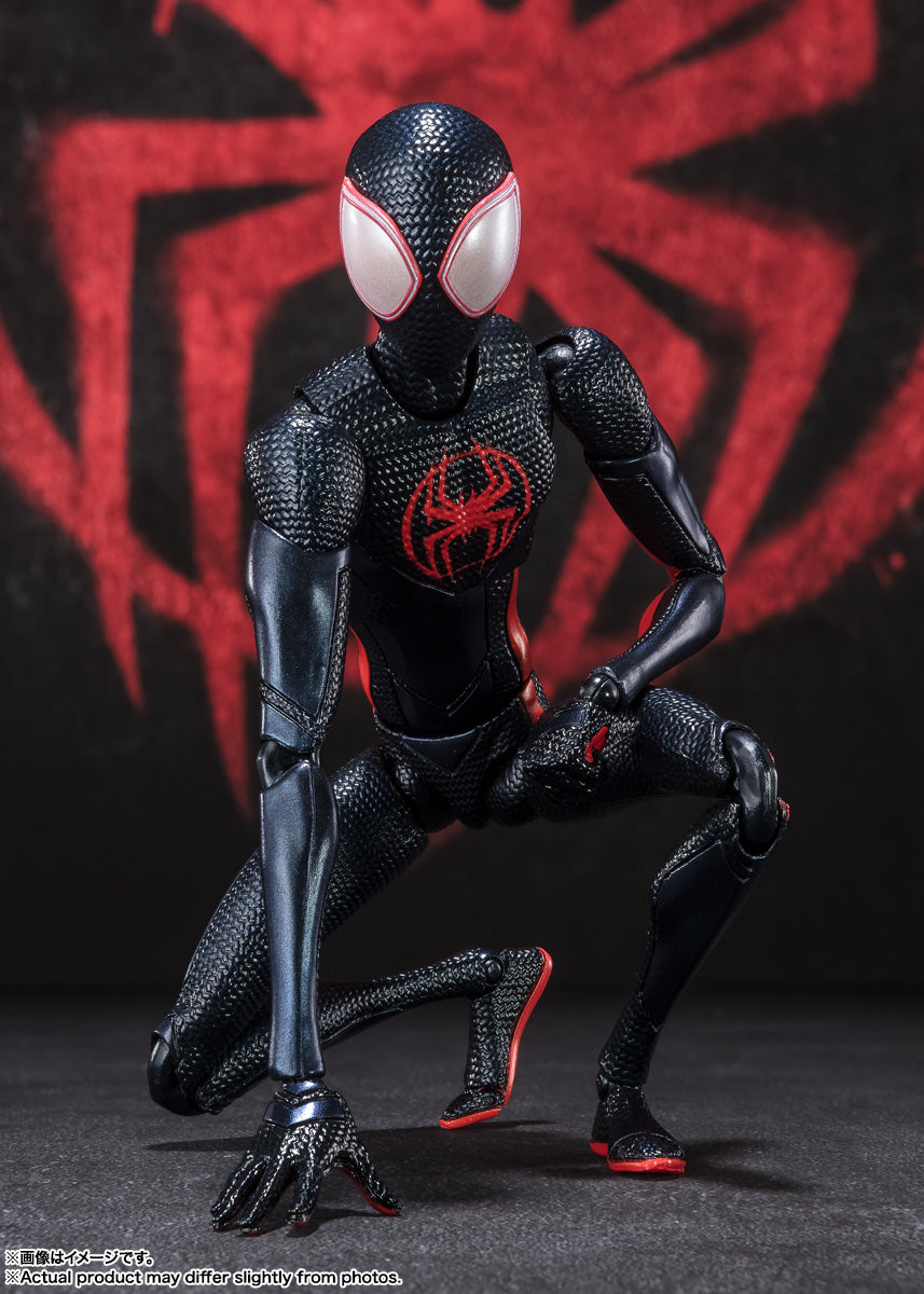 S.H.Figuarts Spider-Man Across the Spider-Verse Miles Morales and Spider-Gwen Rooftop Version Tamashii Store Exclusive