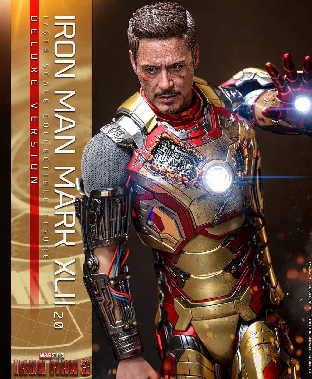 Hot Toys Iron Man 3 Mk 42 2.0 DELUXE EDITION