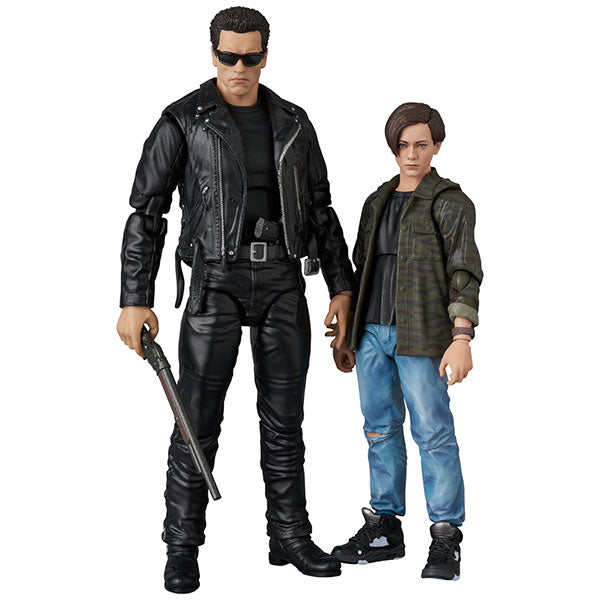 Mafex Terminator 2 T-800 and John Conner
