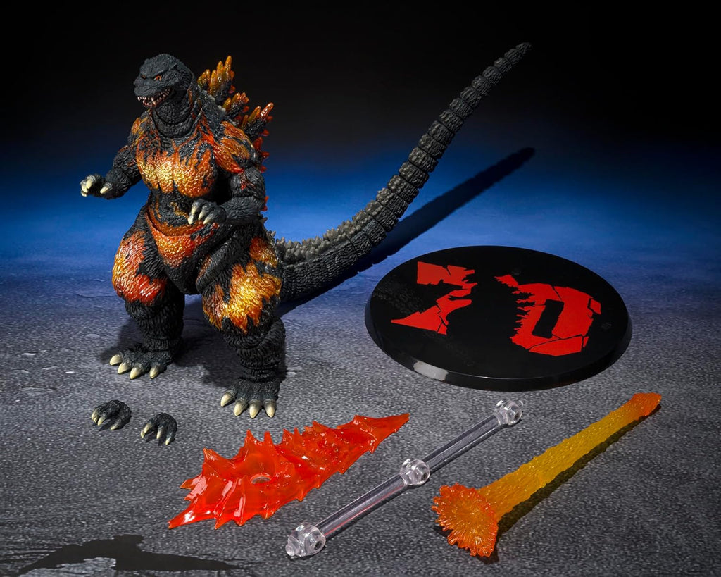 S.H.Monsterarts Burning Godzilla 75 years anniversary version