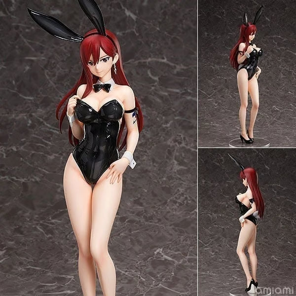 Freeing 1/4 Scale Bunny Girl Erza Bareleg Version - Opened