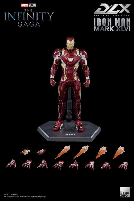 Threezero - Captain America Civil War Mark 46 Iron Man 1/12th Scale Diecast
