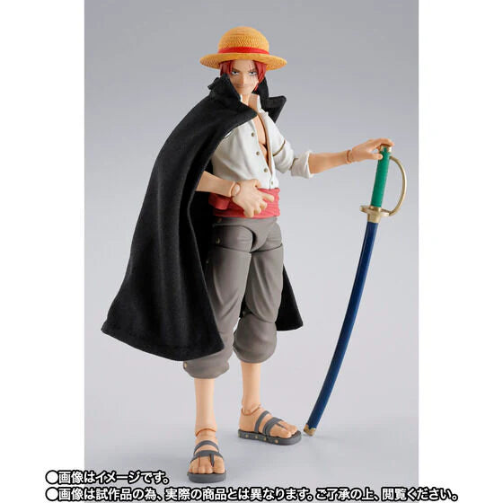 S.H.Figuarts One Piece Red Hair Shanks and Luffy