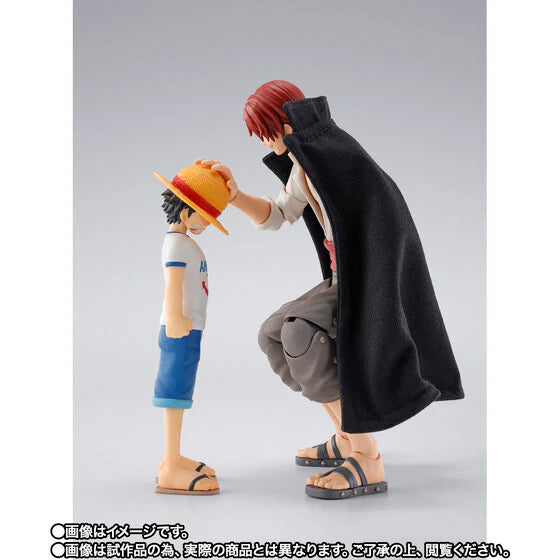 S.H.Figuarts One Piece Red Hair Shanks and Luffy
